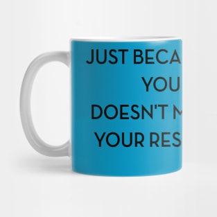 Responsibility (Light) Mug